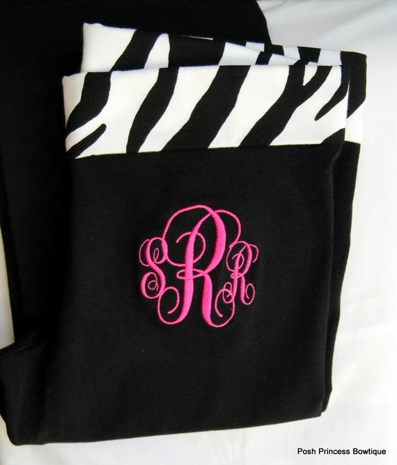 Monogrammed Yoga Pants Womens Ladies Women Youth Girls Personalized bridesmaid gift