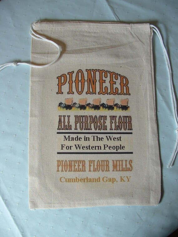 PIONEER All Purpose FLOUR Novelty Flour Sack by AuntBevTreasures