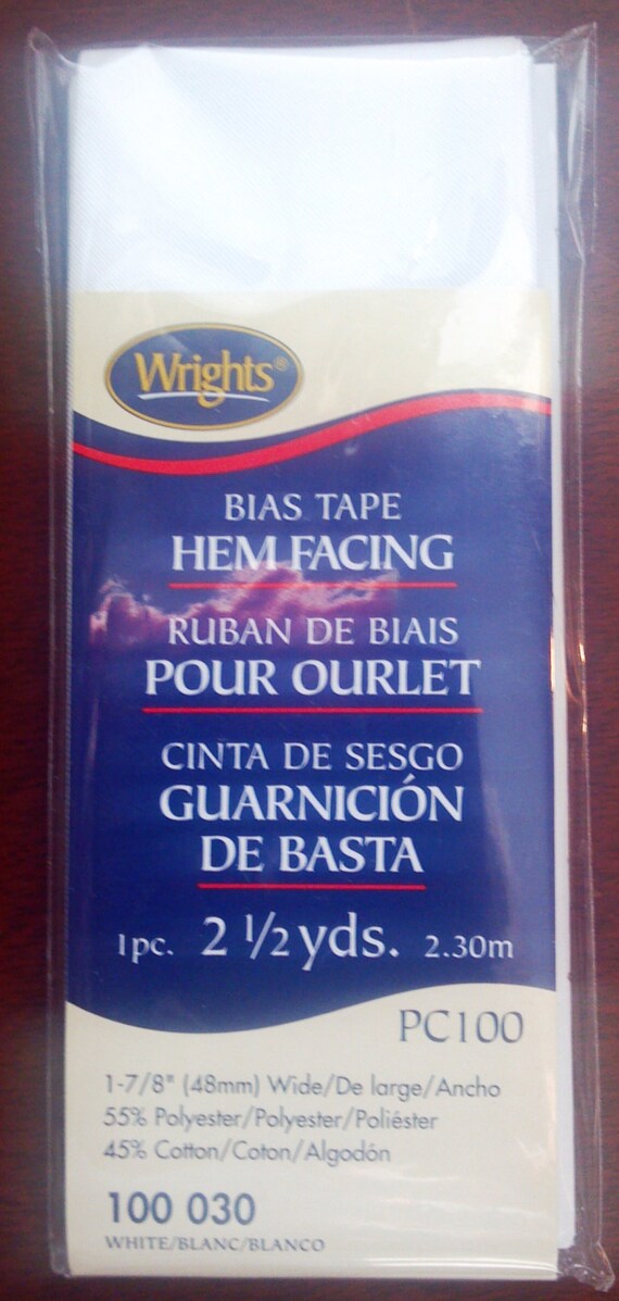New Packaged Bias Tape Hem Facing by Wrights by VictorianWardrobe