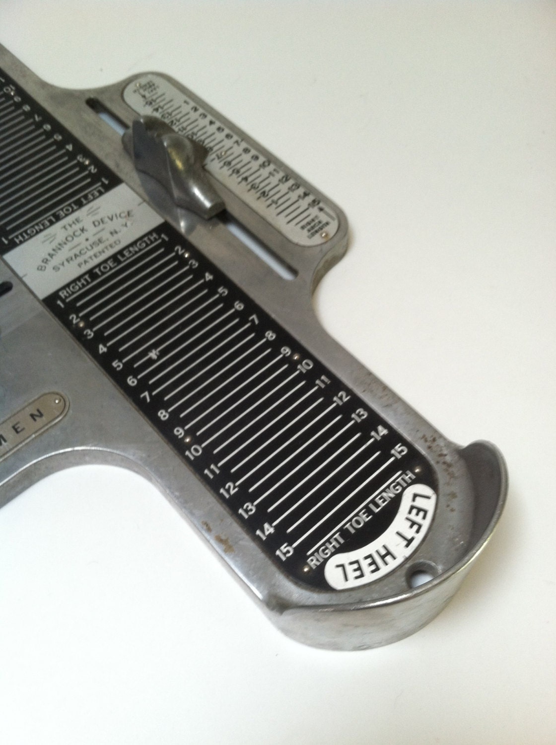 Vintage BRANNOCK FOOT MEASURING Sizing Scale by TheCampClementine