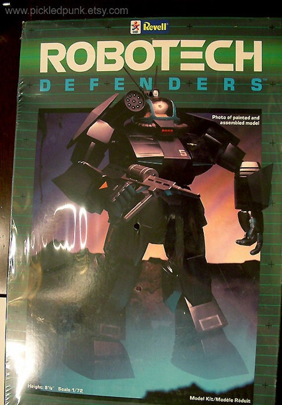 Vintage Japanese robot model kit Robotech Thoren 1984 Revell