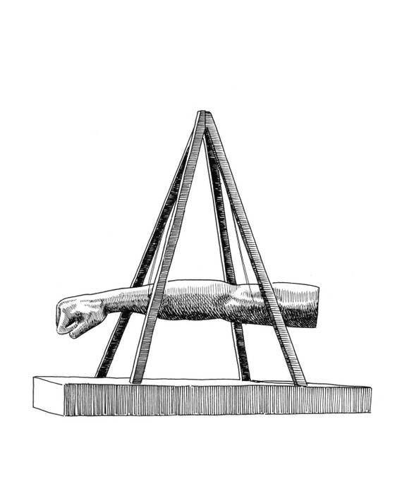 Joe Louis Fist Detroit Giclee Print 8x10