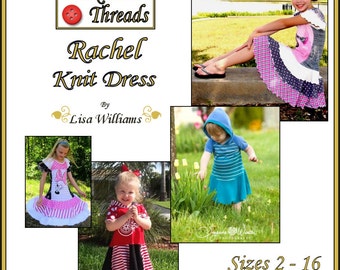 INSTANT DOWNLOAD: Rachel Knit Dress - diy Tutorial pdf eBook Pattern - Sizes 2 to 16 now includes slim fit sizes - Great for making upcycles