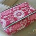 PREMIUM Bible/Journal Cover with Zipper & Spine Handle (Delicate Duet in Pink)