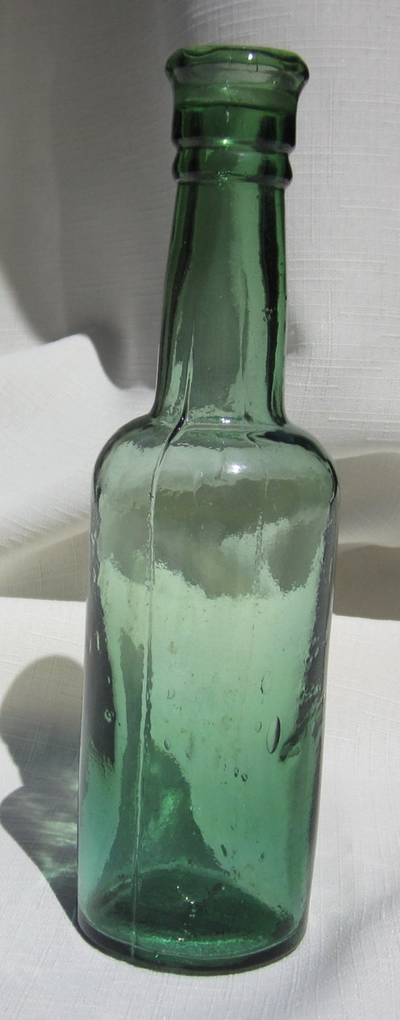 Antique Bottle Green327 by BottlesByTasha on Etsy