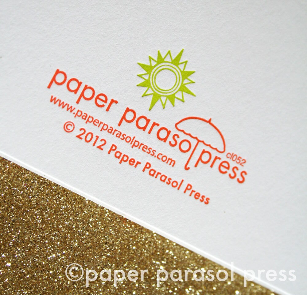 Los Angeles Letterpress Retro Card