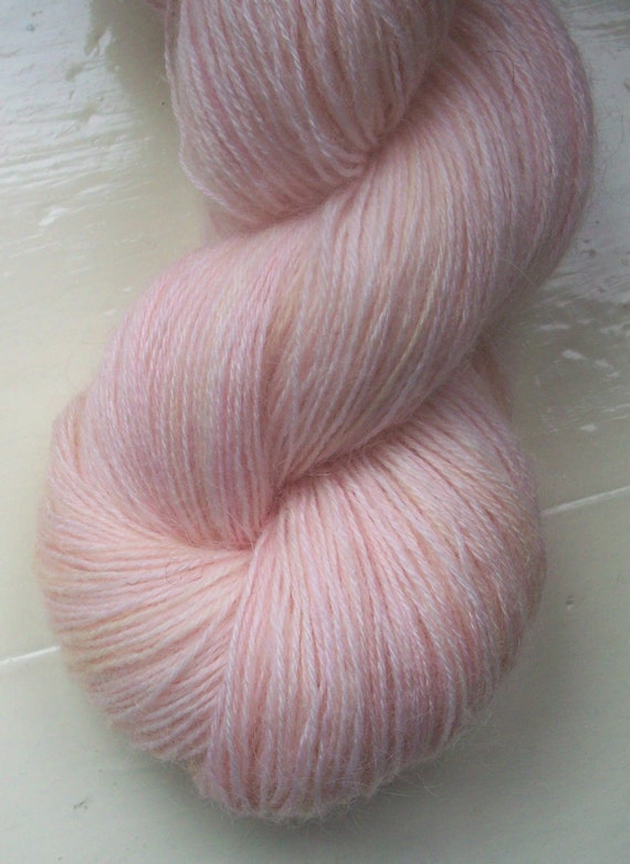 Hand painted yarn 100g. fine mohair laceweight by SpinningStreak