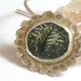 Ancient Jewish Coin Necklace, Prutah coin and silver necklace, sterling necklace with ancient Judaean coin