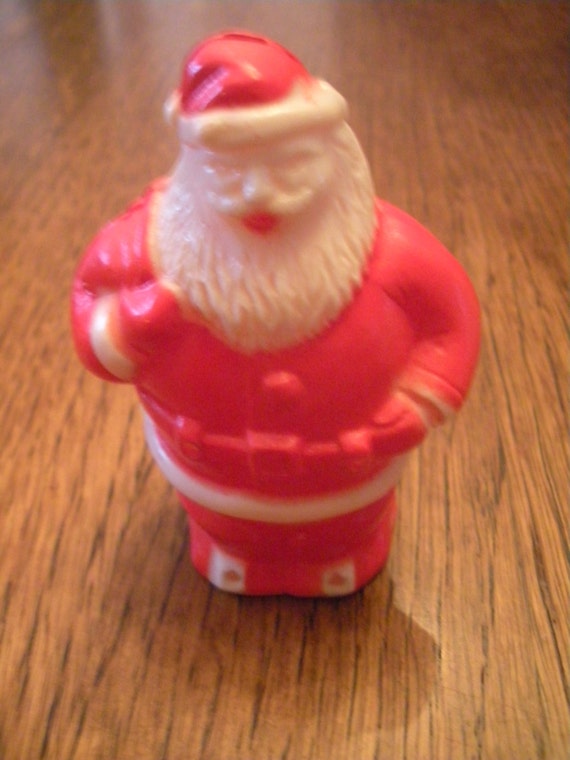 Vintage Little Plastic Santa