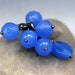 Bright Blue Chalcedony Cluster Necklace