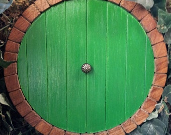 Middle earth Hobbit door, fairy door, faerie doors, elf door.