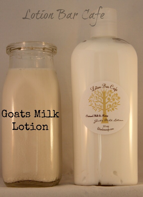 Goats Milk Liquid LotionOatmeal Milk and Honey by lotionbarcafe