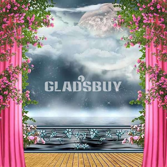 Dreamy landscape 10ft x 10ft Wedding Backdrop Computer Printed