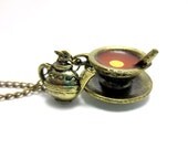 Vintage Bergamot Tea Necklace