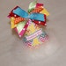 LAST ONE - SALE!! Rainbow Chevron and Polka Dot Party Hat - Rainbow Birthday Party Hat