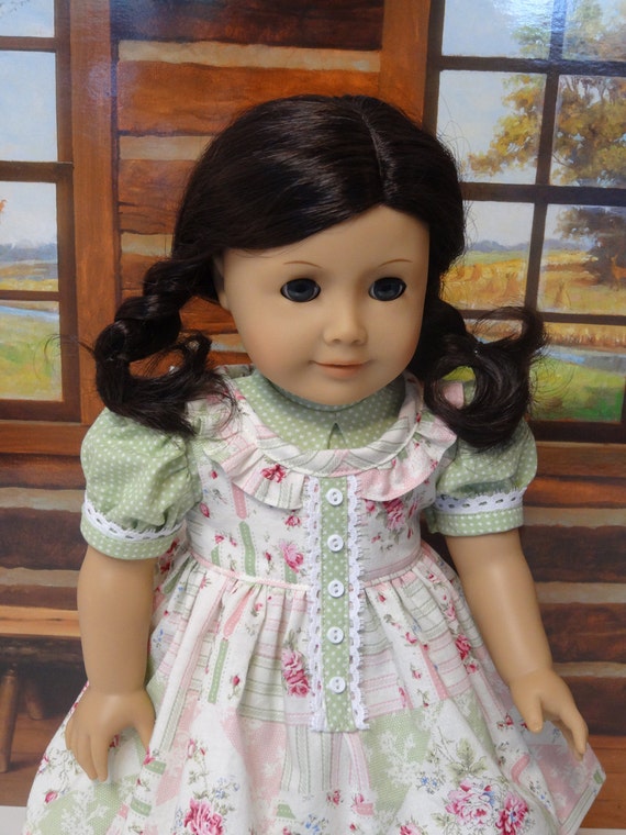 Patchwork Rose 1850's prairie dress and pinafore for