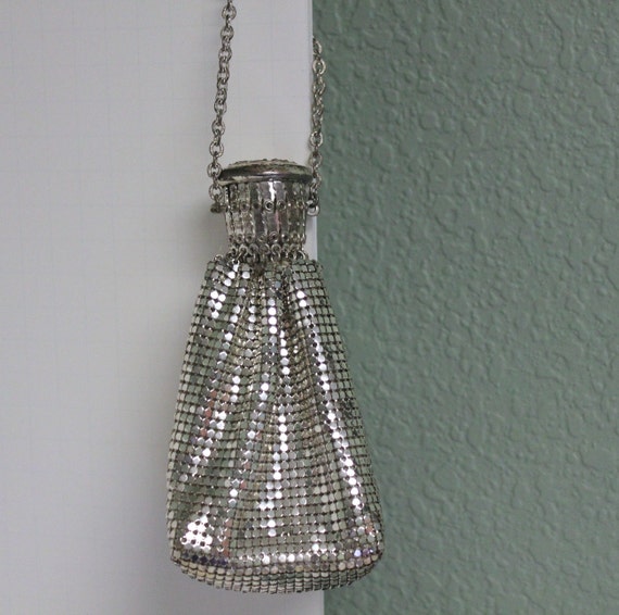 whiting davis silver mesh purse