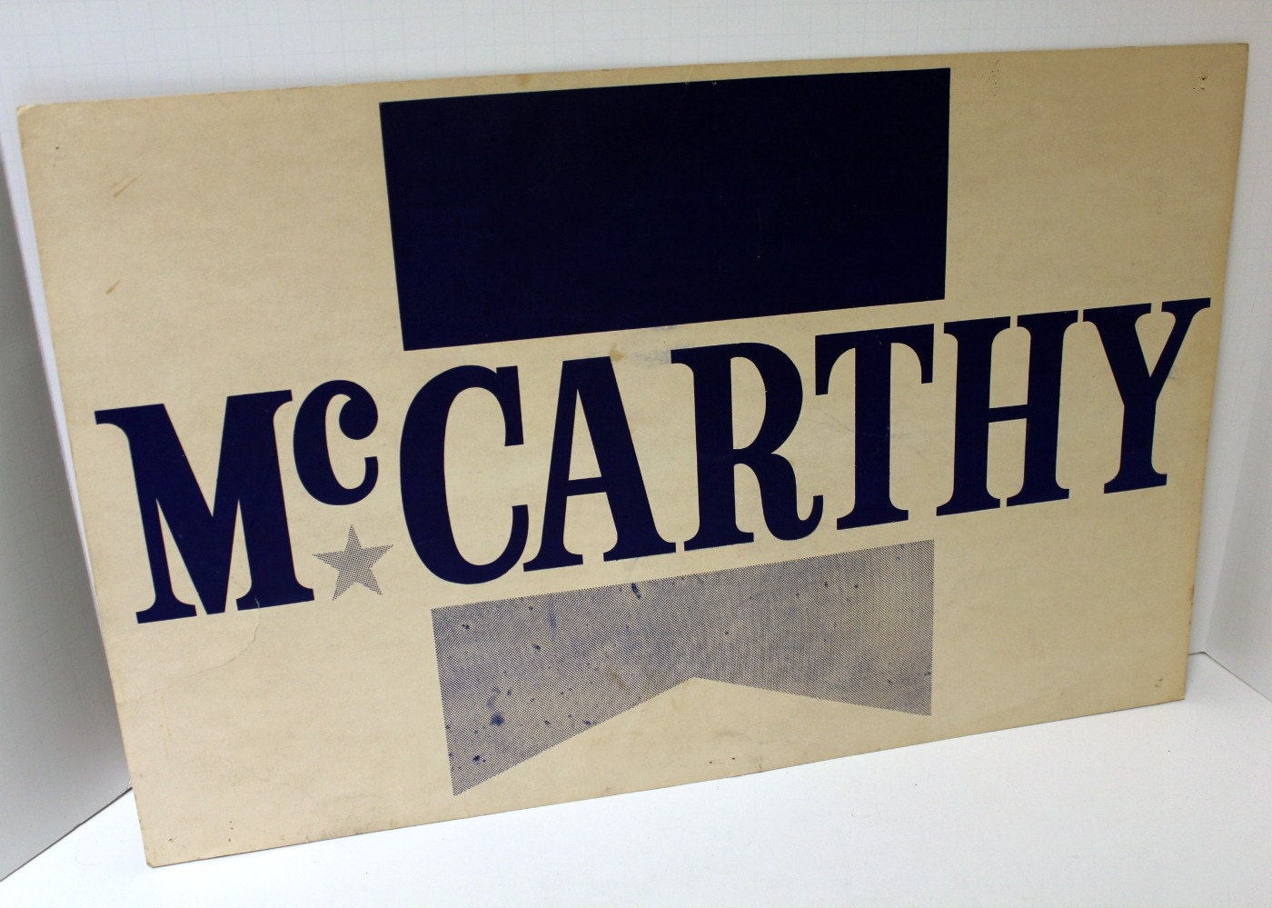 Vintage Eugene McCarthy Campaign Poster Senator by That70sShoppe