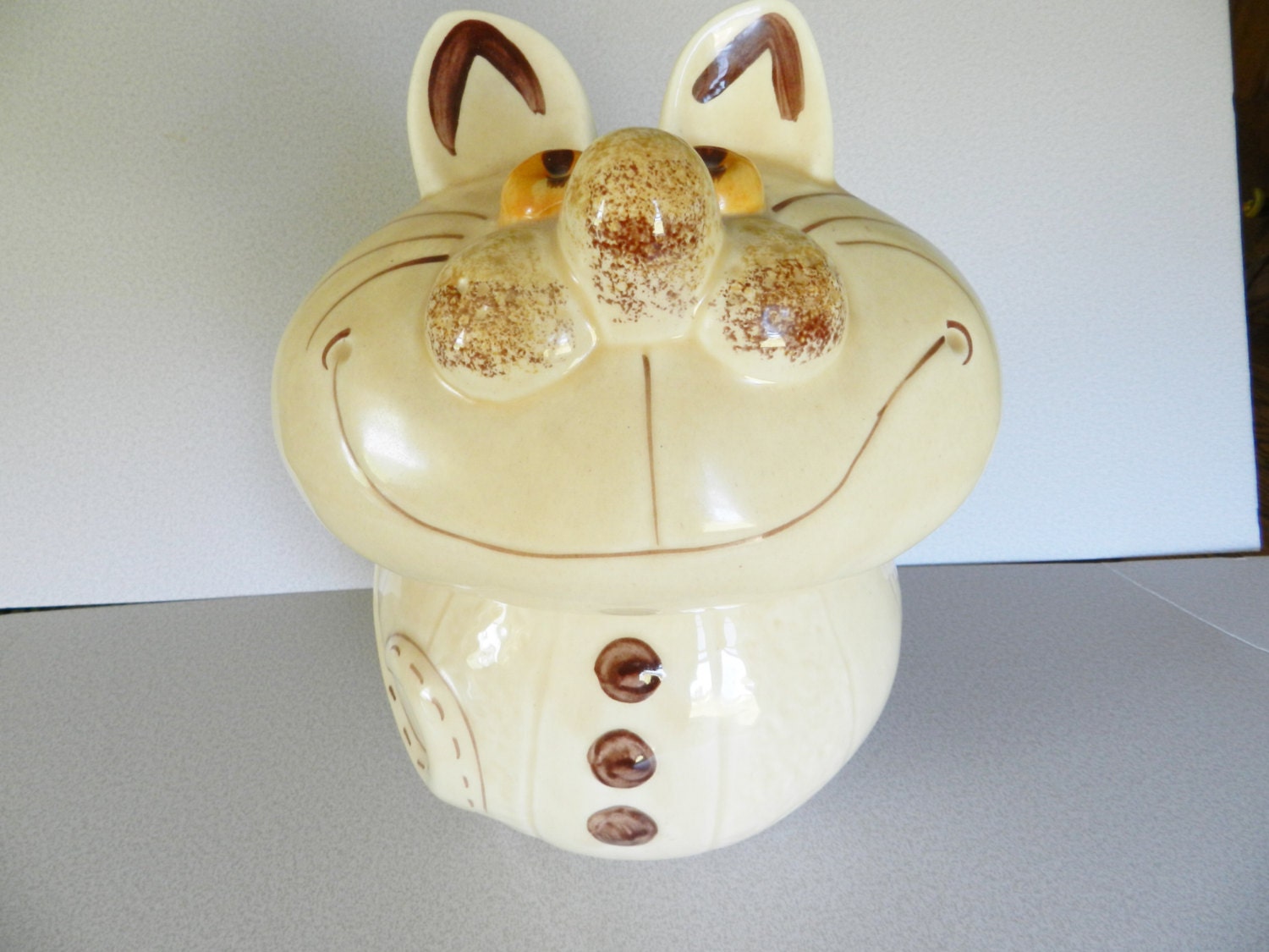 enesco disney cheshire cat cookie jar