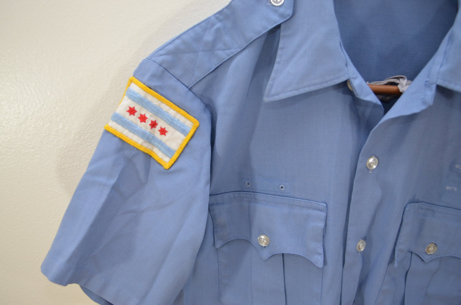 States fire dept uniform clothing. Chicago Police Uniform Shirt . Vintage Official CHICAGO POLICE Uniform Shirt 1960's or