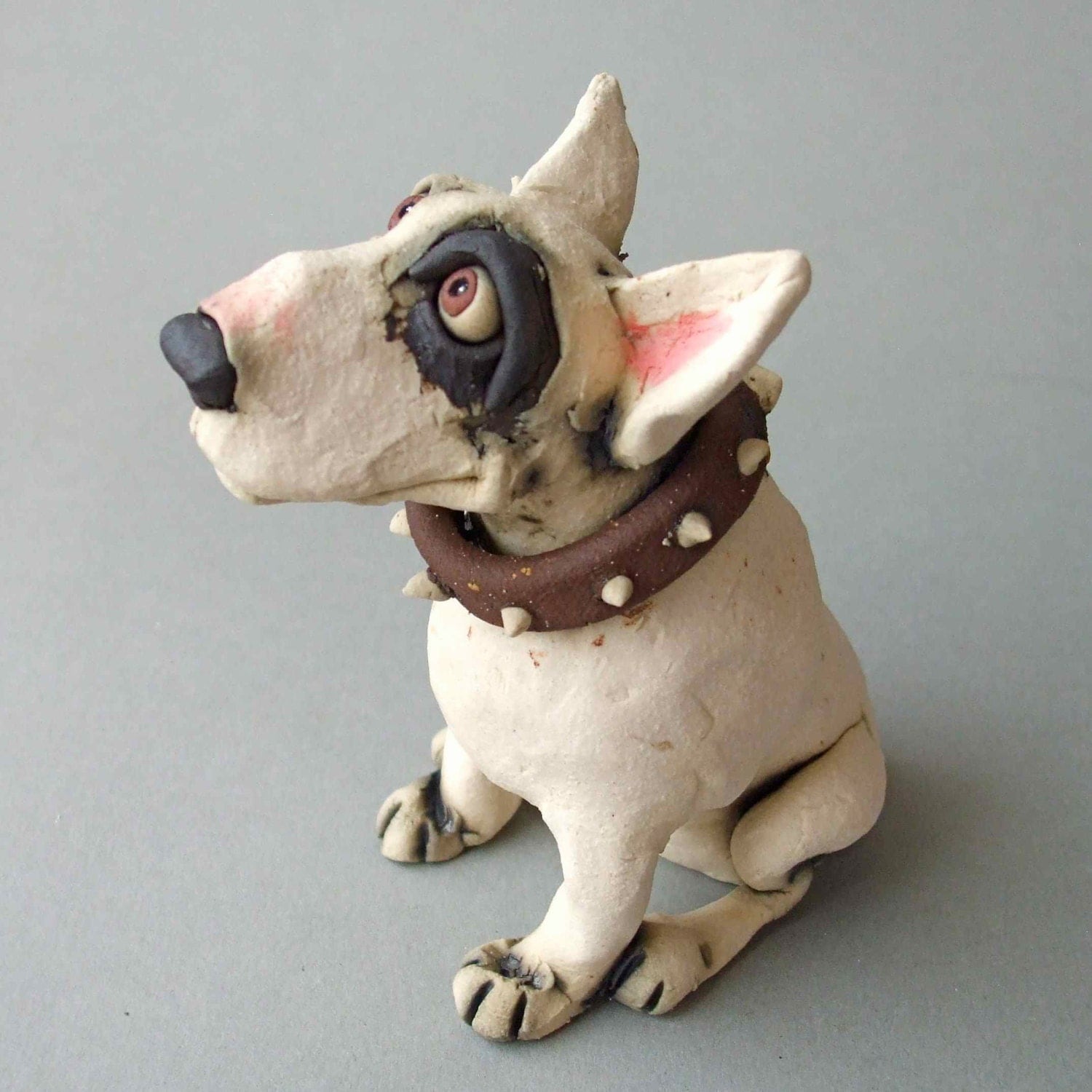 dog ceramic sculpture