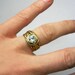 SALE-Gold CZ Wrap Ring
