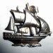 BROOCH / PIN - SHIP - Marleen - Sterling Silver - Pirate - Signed