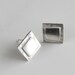 Square Sterling Studs