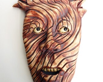 The Devil Made Me Do it Ceramic Mask