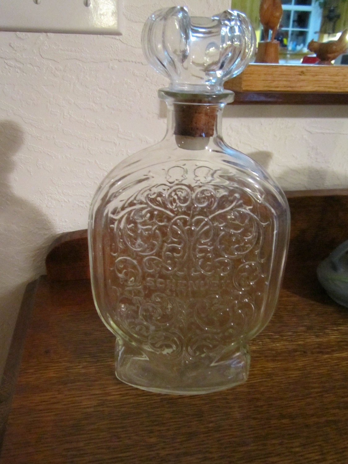 Vintage 1940s Schenley Whiskey Bottle/Decanter