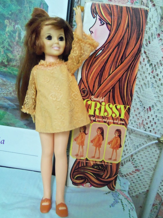 Vintage 1969 Ideal Chrissy Doll In Original Box from