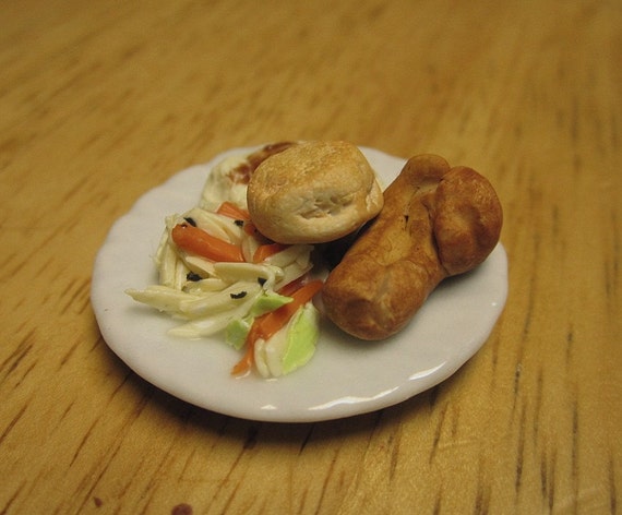 Barbie and FR Sized Food Fried Chicken by VANSDOLLTREASURES