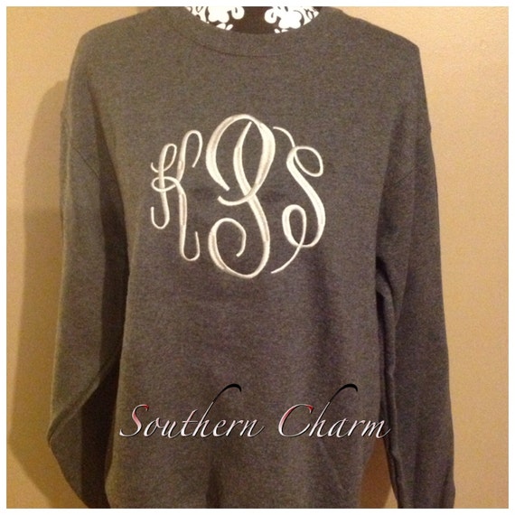 Large Monogrammed Sweatshirt