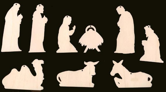 Nativity Scene Template For Wood