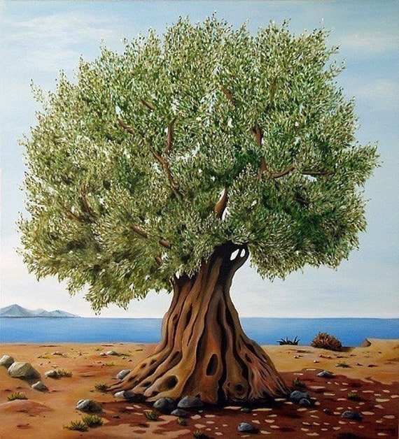 Items similar to Art Print - Olive Tree on Etsy