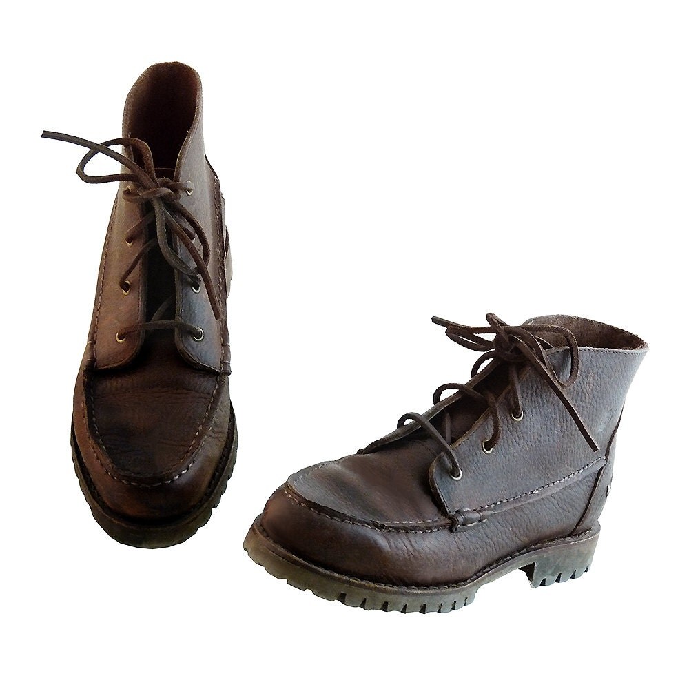 Vintage 90s Timberland Chukka Desert Ankle Boots // Redwood