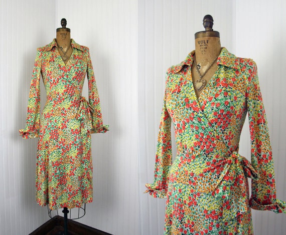 1970s Dress Vintage Diane Von Furstenberg Dress by jumblelaya