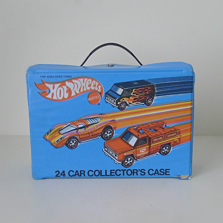 Vintage Hot Wheels Car Carrying Case 1970s by halfpintsalvage