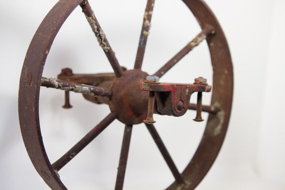 14 Antique Steel Wheelbarrow Wheel