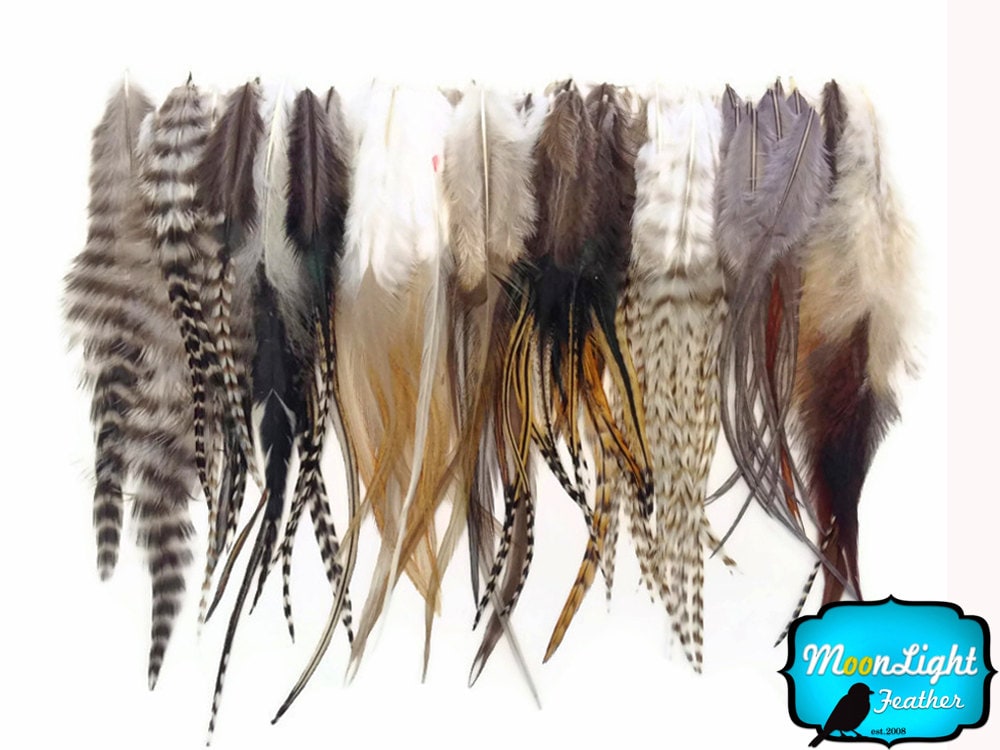 Wholesale Feathers 100 Pieces Wholesale NATURAL TONE Short