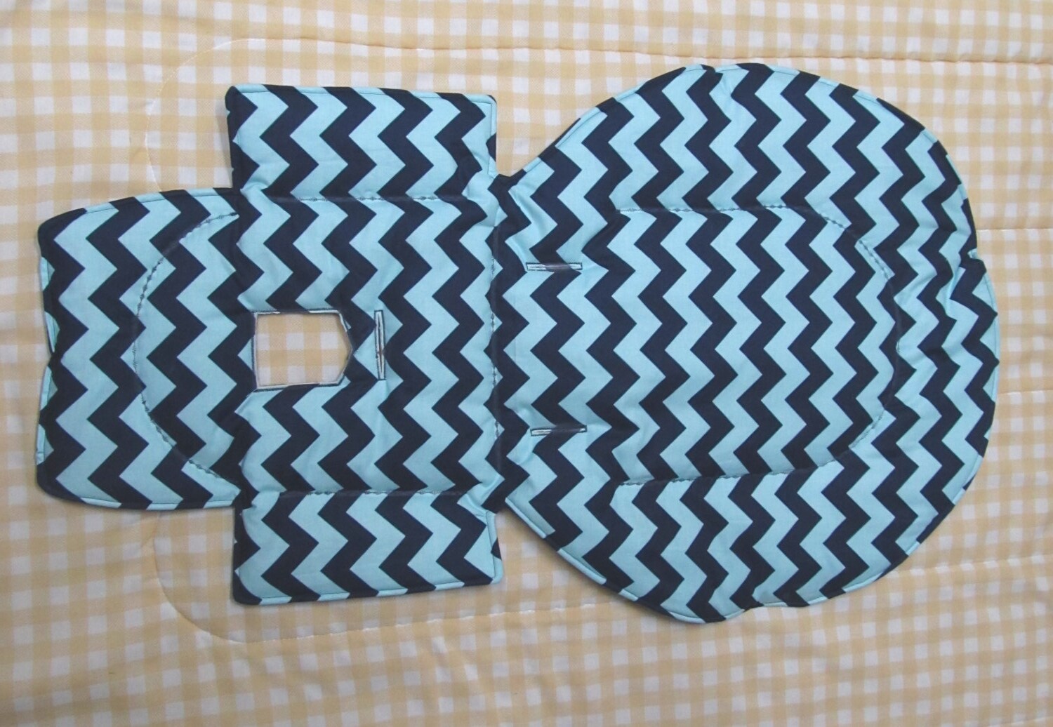 Evenflo replacement high chair padnavy and by sewingsilly on Etsy