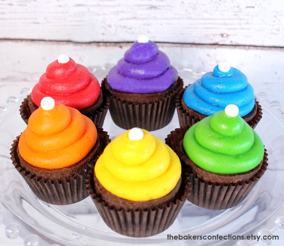 Boys Rainbow Americolor Food Coloring - 6 bottle pack in Red, Orange, Yellow, Lime, Blue, Purple