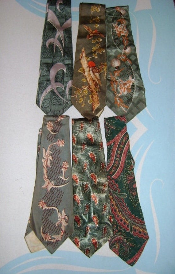1940's vintage ties