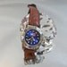 Vintage Tommy Hilfiger Watch. Women's Watch. Blue. Leather Band.
