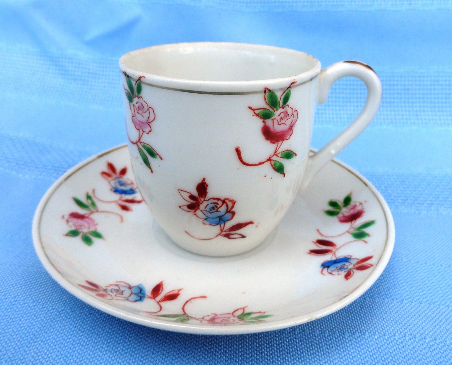 occupied japan miniature tea cup and saucer