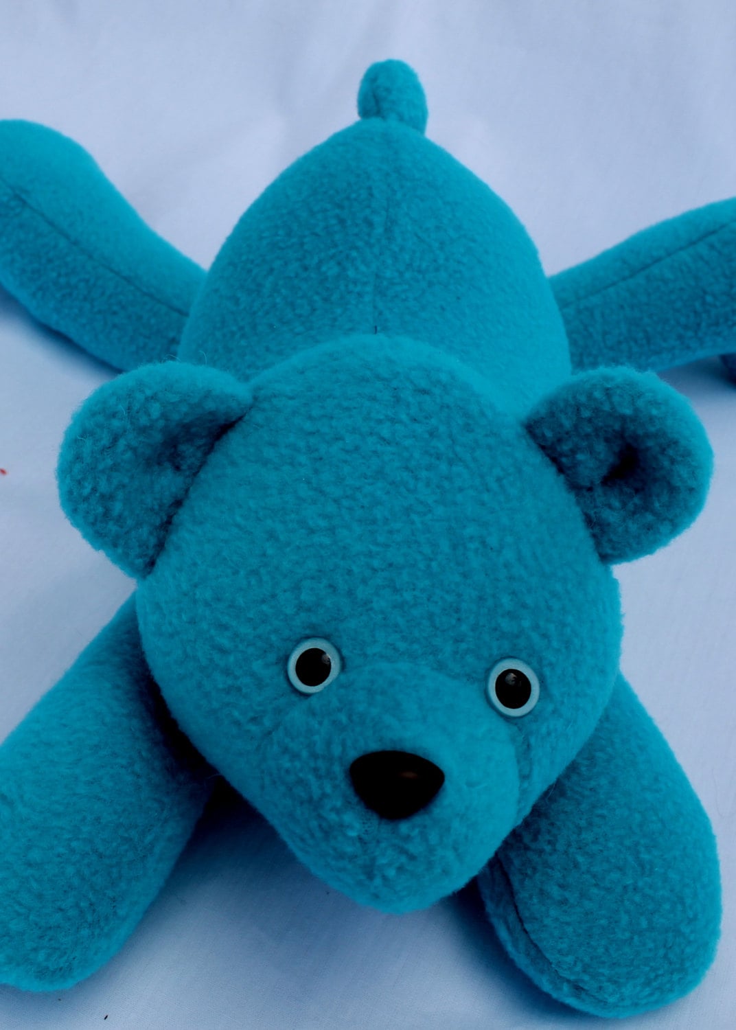 big teal teddy bear