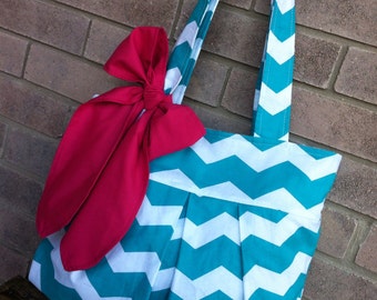 The Rae Tote- Fabric Tote/Handbag/Hobo/Purse