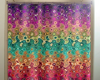 Colorful Shower Curtain Colorful Shower Curtain