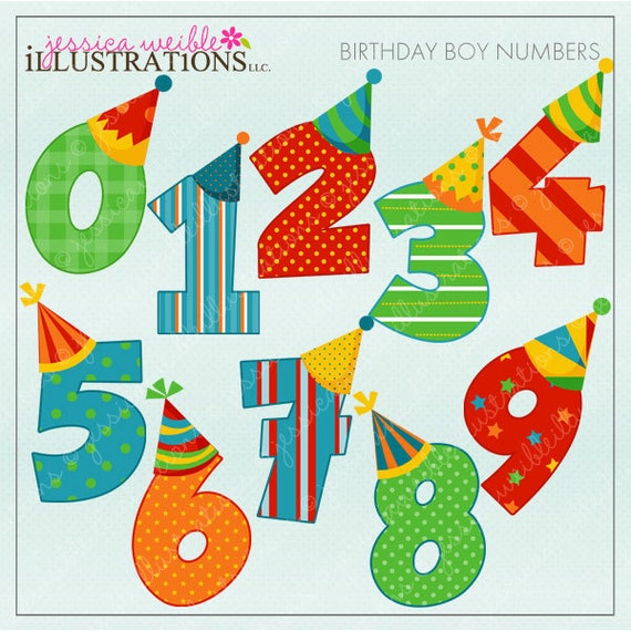 free birthday numbers clipart - photo #25