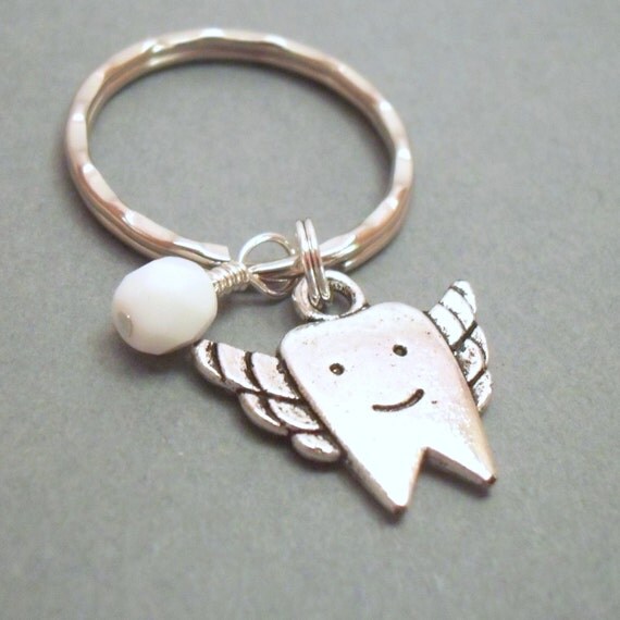 Items similar to Dental Charm Keyring on Etsy
